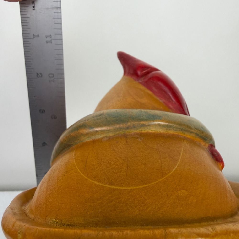 Vintage Walt Disney Productions Pinocchio Figurine Faux Wood Grain 11 Inch USA - Picture 12 of 12